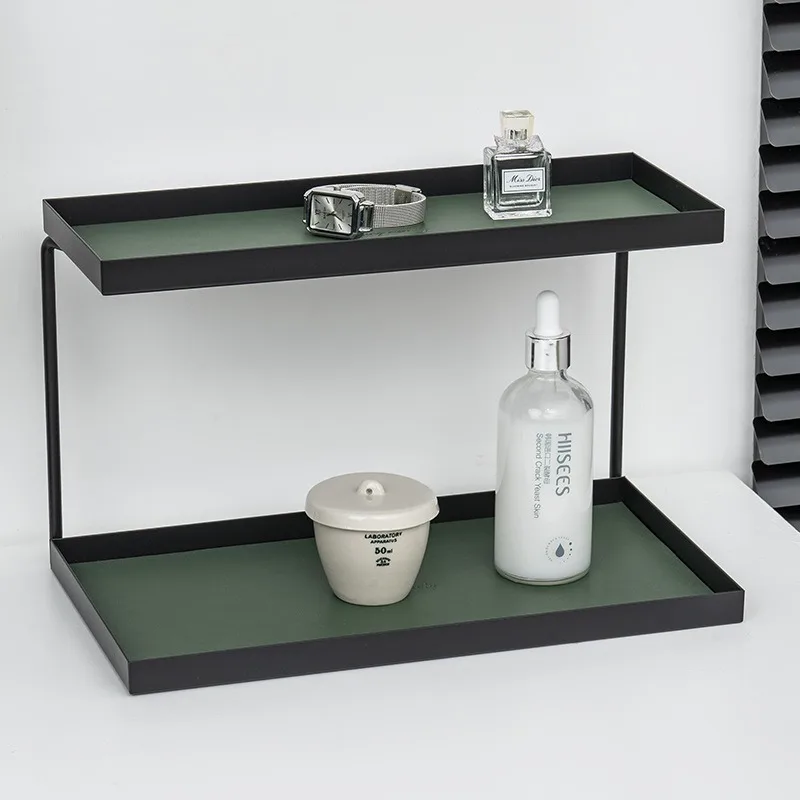 2-Tier Desk Storage Rack, Luxu - Luxury Skincare Organic ulasan dan harga