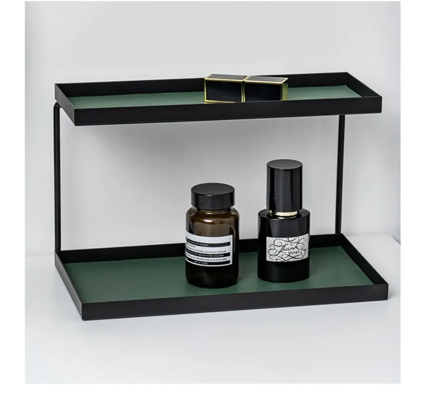 2-Tier Desk Storage Rack, Luxu - Luxury Skincare Organic ulasan dan harga