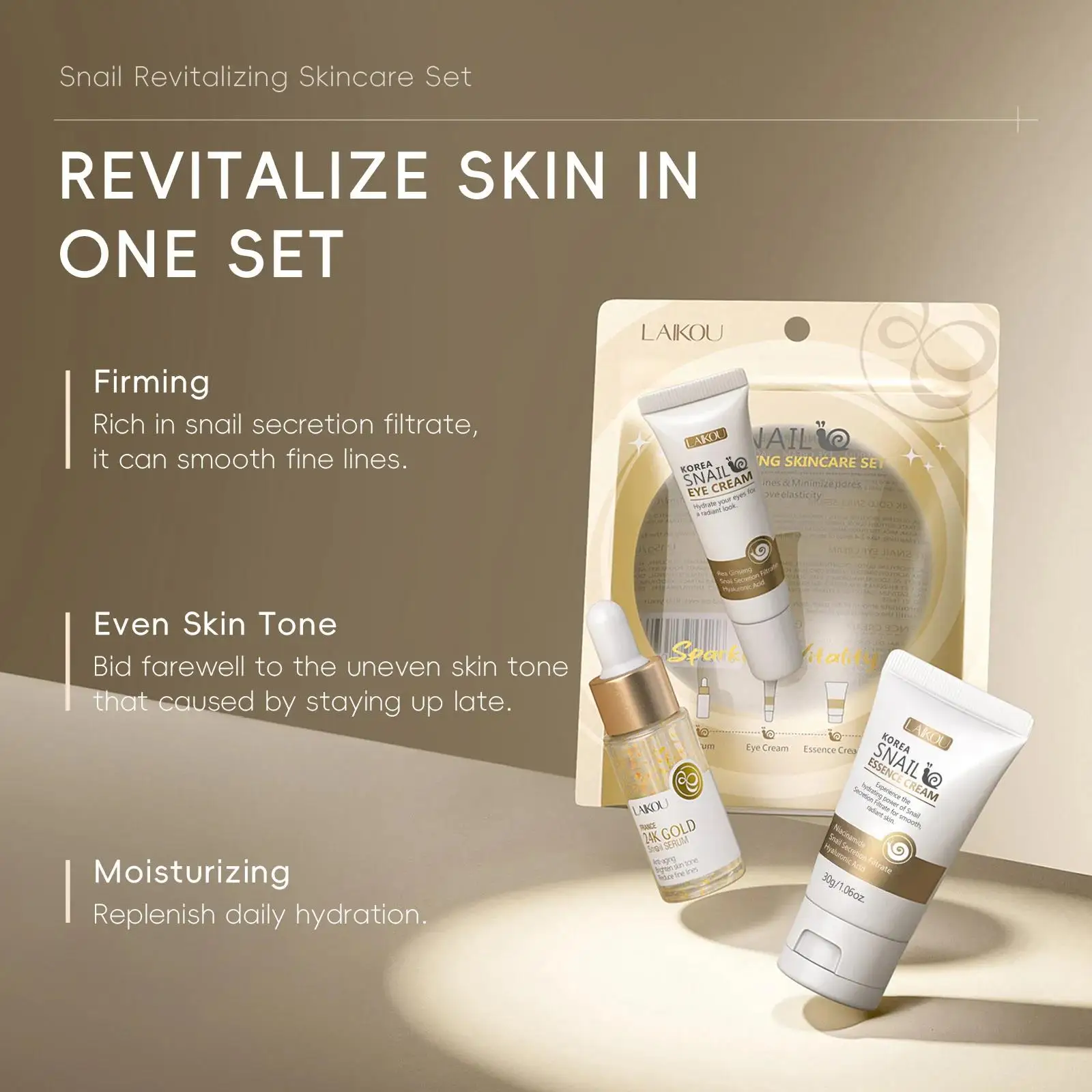 24K Gold Snail Repair Serum Ey - Luxury Skincare Lines ulasan dan harga