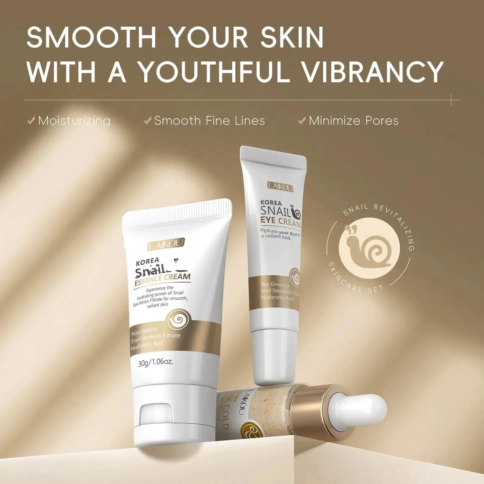 24K Gold Snail Repair Serum Ey - Luxury Skincare Lines ulasan dan harga