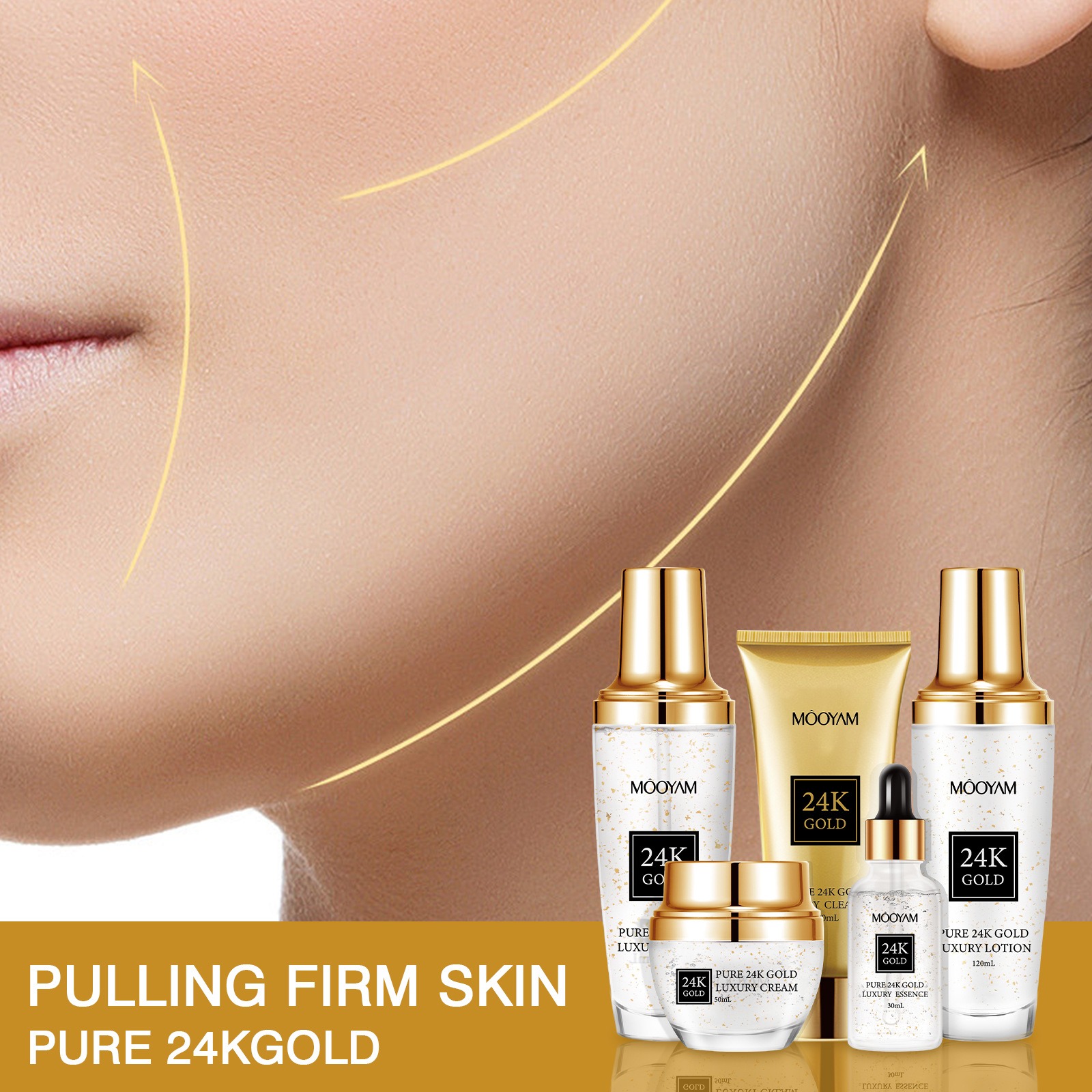 24K Gold LUXURY Moisturizin An - Luxury Skincare Lines ulasan dan harga