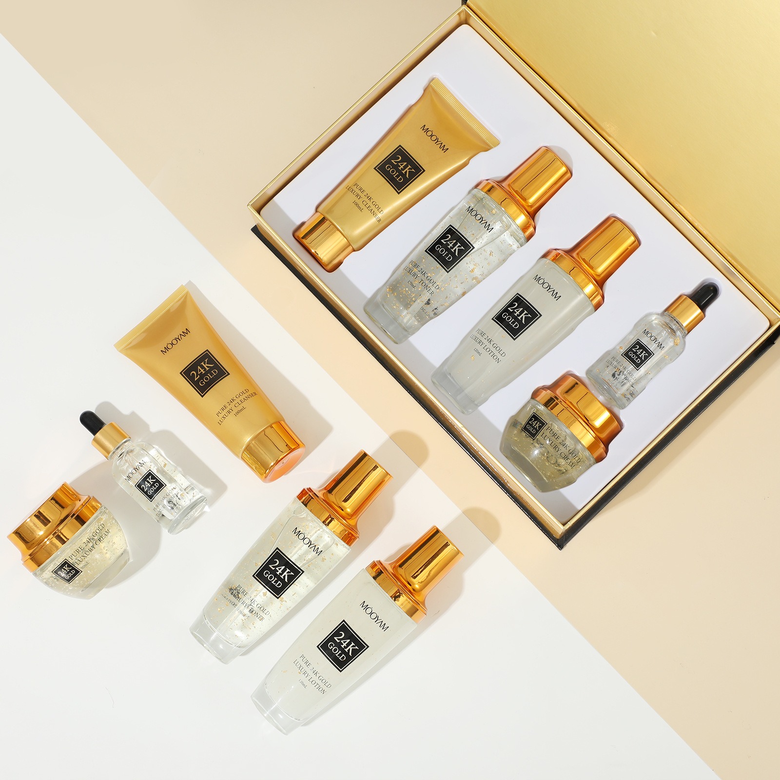 24K Gold LUXURY Moisturizin An - Luxury Skincare Lines ulasan dan harga