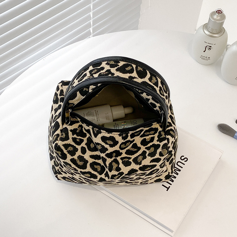 Leopard Makeup Bag Luxury  Lar - Luxury Skincare Makeup ulasan dan harga