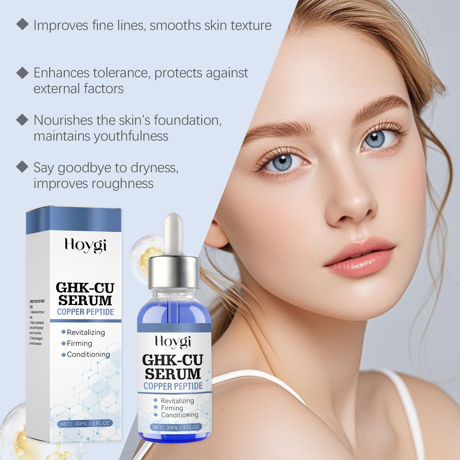 30ml Copper Peptide Serum GHK- - Peptide Complex Serum ulasan dan harga