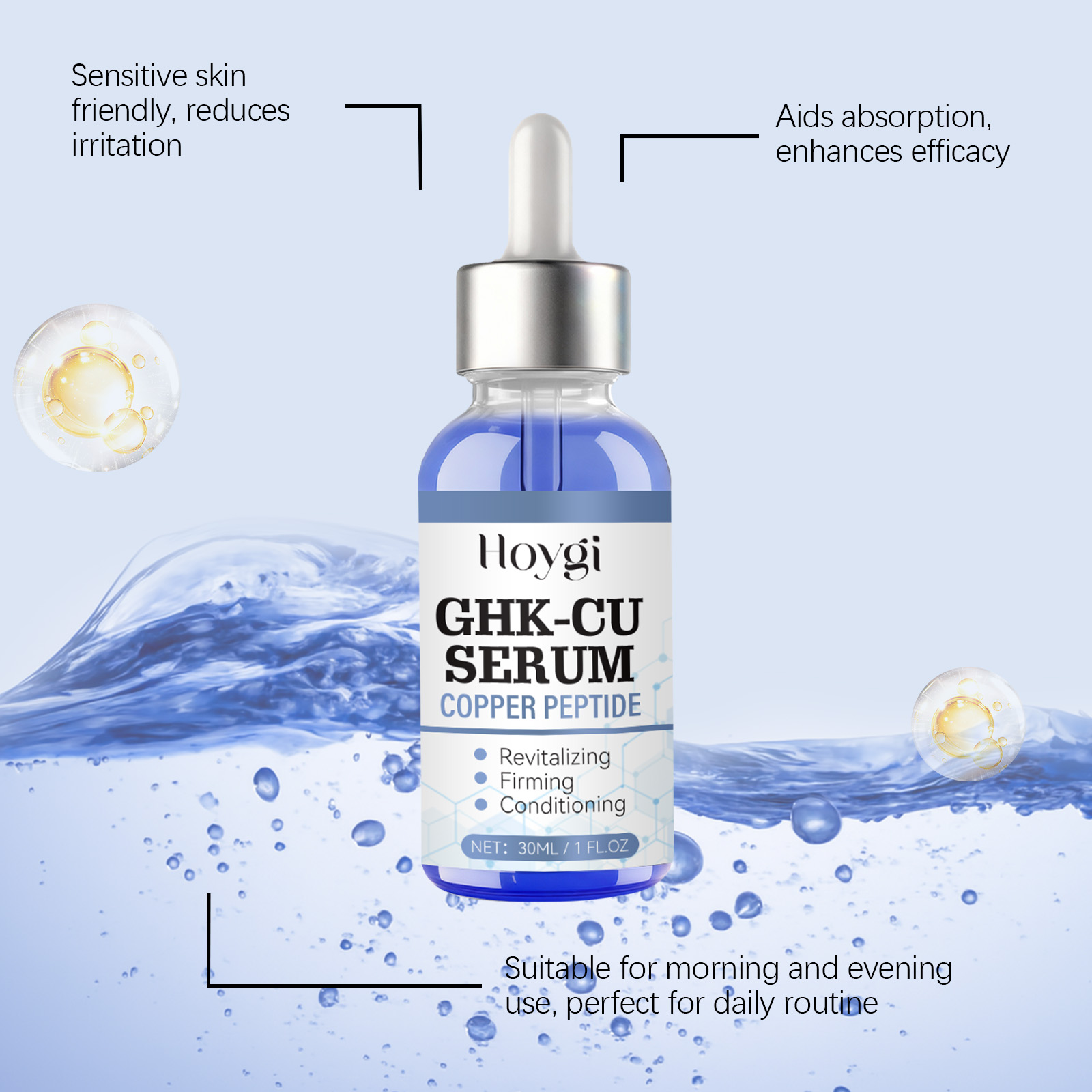 30ml Copper Peptide Serum GHK- - Peptide Complex Serum ulasan dan harga